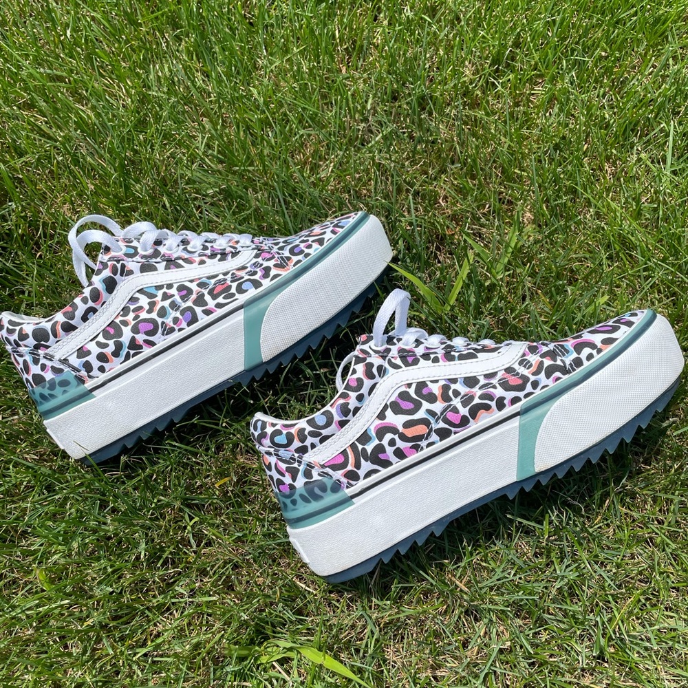 Vans UV Old Skool stacked platforms-color changing